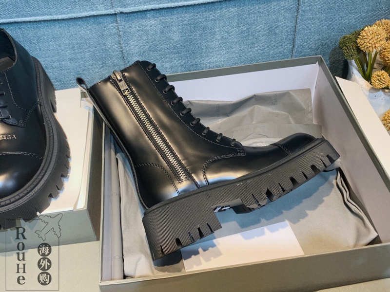 Giày Bốt Martin Da Cá Tính Trẻ Trung Thời Trang 2021