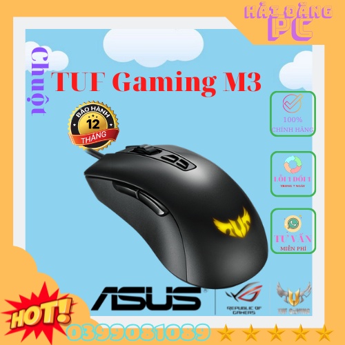 Chuột Gaming Asus TUF M3 Đen