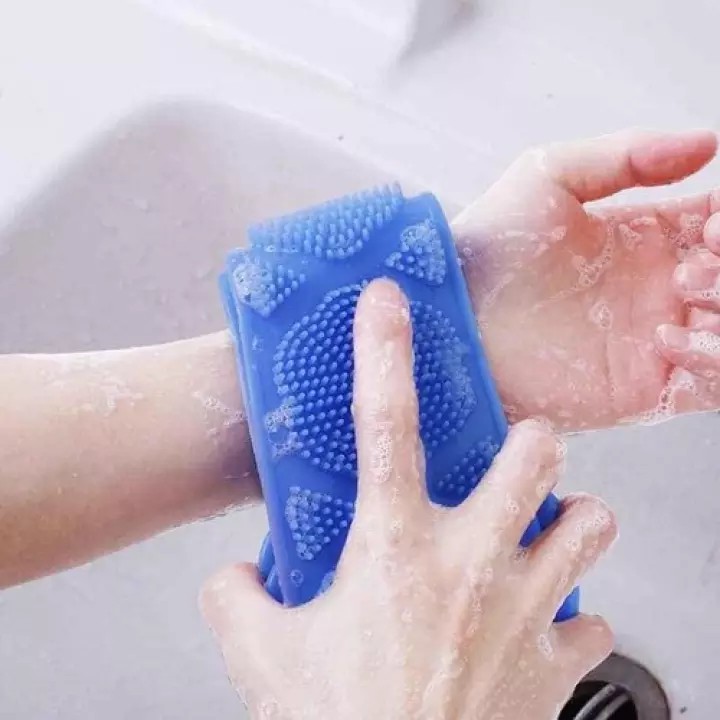 [HCM] Cọ Lưng 2 Mặt Đa Năng Silicon Kỳ Cọ Massage Tẩy Da Chết Khi Tắm