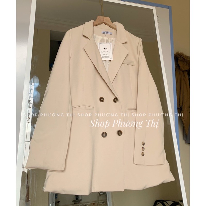 Áo blazer - vest túi ngực phong cách Hàn Quốc (hình thật/sẵn)