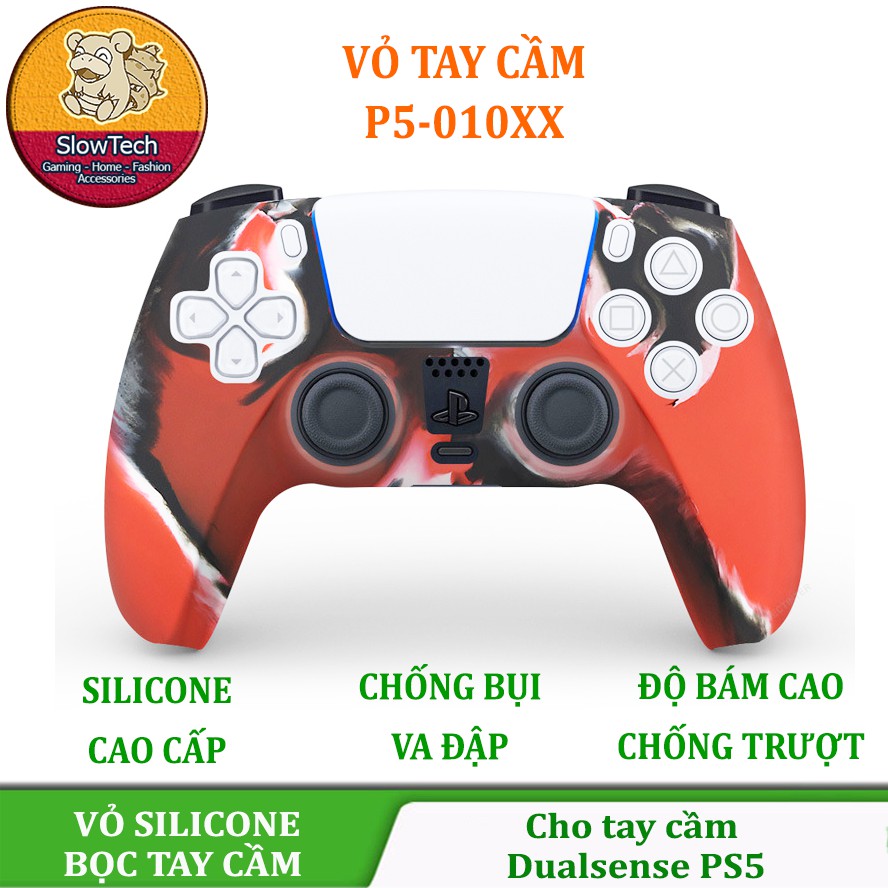 Vỏ Silicone Bọc Tay Cầm PS5 Chống Trơn Trượt, Bụi Bẩn, Silicone Cao Cấp P5-010XX/ TP5-0559/ TP5-05112