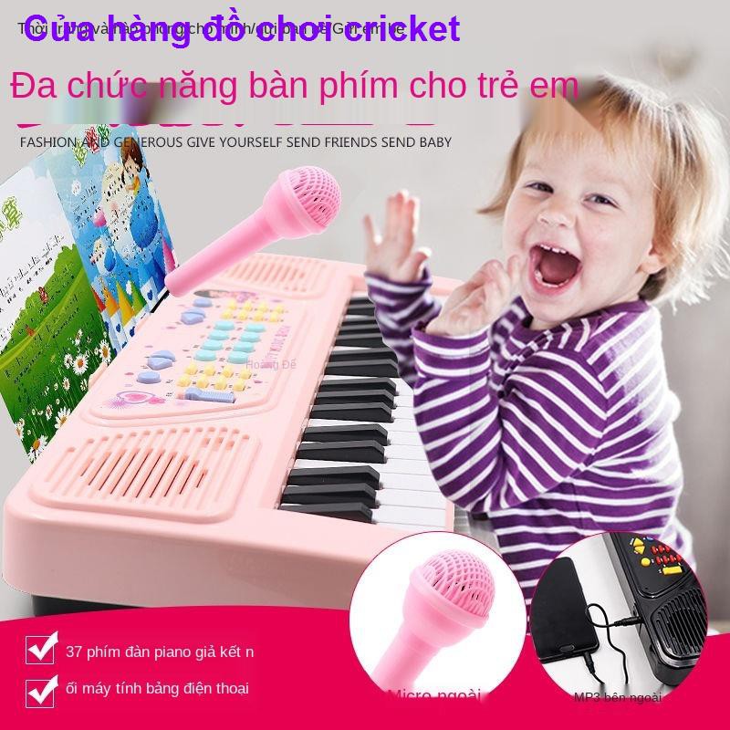 bàn phím 37 dành cho trẻ mới bắt đầu, đồ chơi em, bé gái, trường tiểu học đàn piano đa chức năng âm nhạc