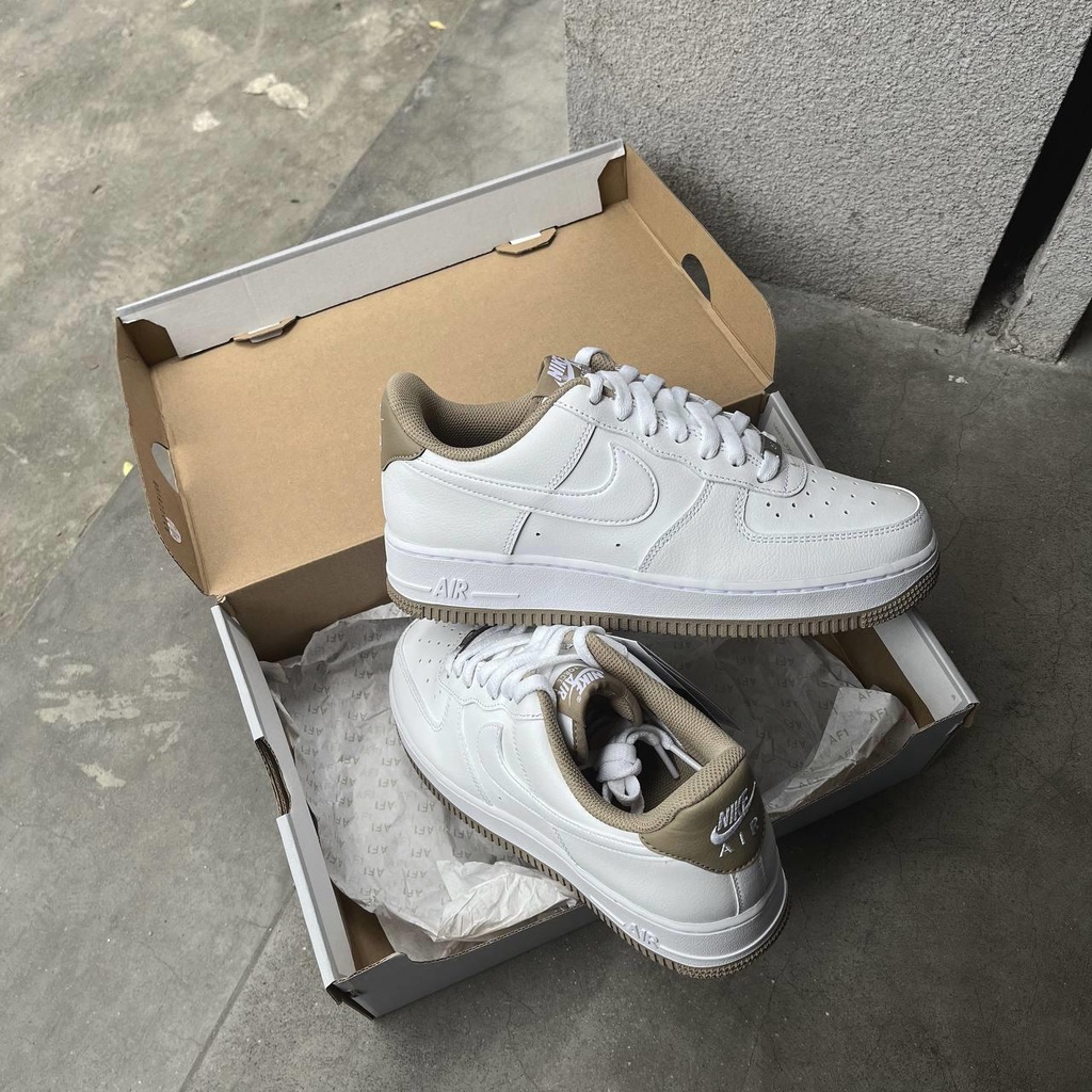 Giày Thời Trang Nike Air Force 1 Low 'White Taupe' Chính Hãng   DR9867-100