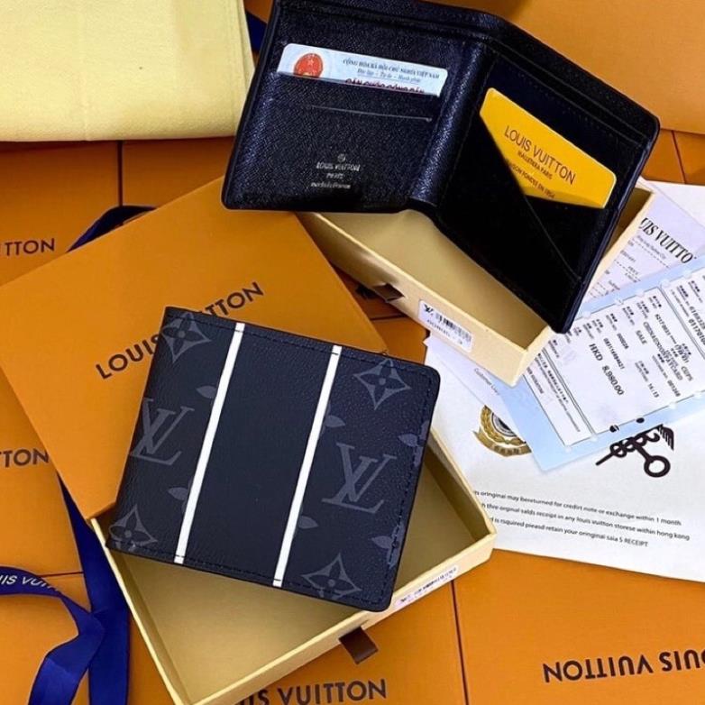 Ví nam ngang lv full box hàng cao cấp , hộp + thẻ + giấy , chất liệu da sịn không bong da hay phai màu !