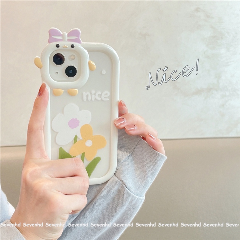 Ốp Điện Thoại Mềm Họa Tiết Hoa Đơn Giản Cho iPhone 13 12 11 Pro Max Xs Max Xr X 7 8 6 6s Plus