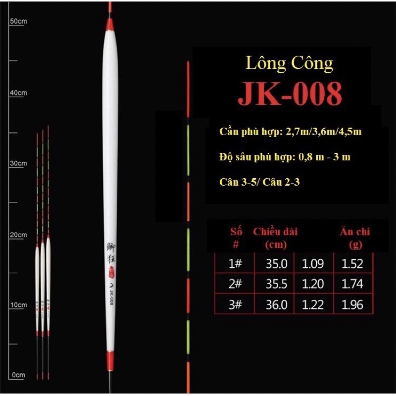Phao Lông Công chuyên rô jk-008