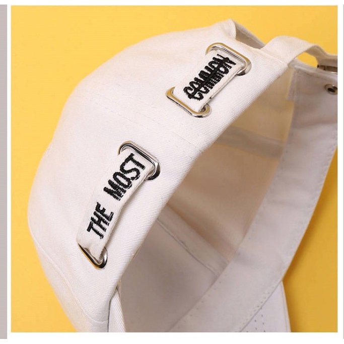 Mũ Nón vải lưỡi trai thêu chữ THE MOST cá tính BAG U MUTHEMOST65