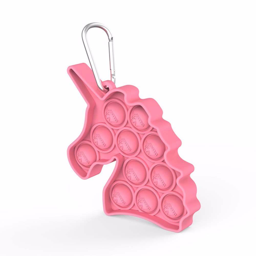 Rebuy1 pops Móc Khóa Đồ Chơi Mini Fidget Spinner Hình Động Vật / Kỳ Lân / Dứa Giảm Căng Thẳng