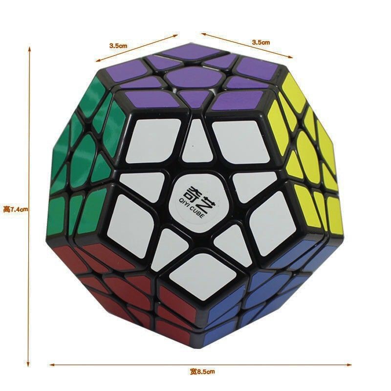 Rubik Biến Thể Megaminx - Rubik Biến Thể 12 Mặt Viền Đen