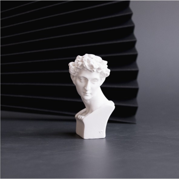 Tượng nhựa mini - Mô Hình tượng David, Apolo, Cột La Mã trang trí chụp ảnh