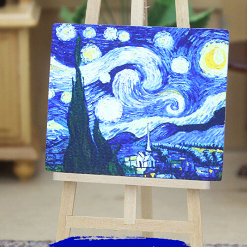 Tranh Sơn Dầu Tự Làm Tỉ Lệ 1: 12 Trang Trí Nhà Búp Bê