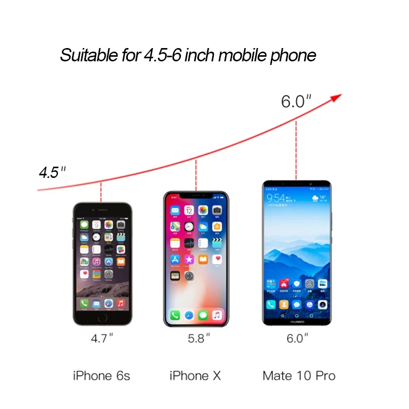 [VES] 360 ° Rotatable Car Universal Mobile Phone Holder/ Metal Age Gravity Multifunctional Snap-in Car Bracket/ In Car Phone Bracket Compatible with IPhone and All Android Phones