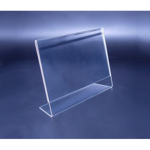 Menu mica chữ L , kích thước 5x4cm