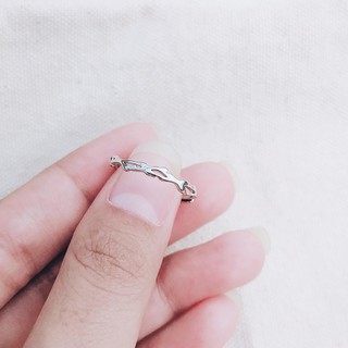 Nhẫn gấp khúc thời trang cho nữ
