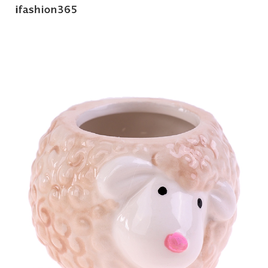 Chậu Hoa Bằng Gốm Sứ Hình Ngựa Vằn Hoạt Hình Phong Cách Bắc Âu ifashion365