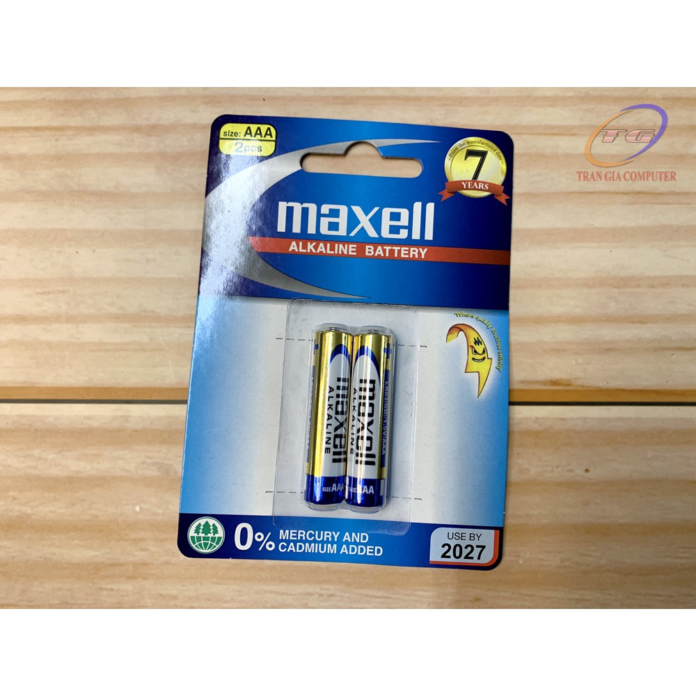 Pin Maxell AAA Alkaline (vỉ 2 viên)