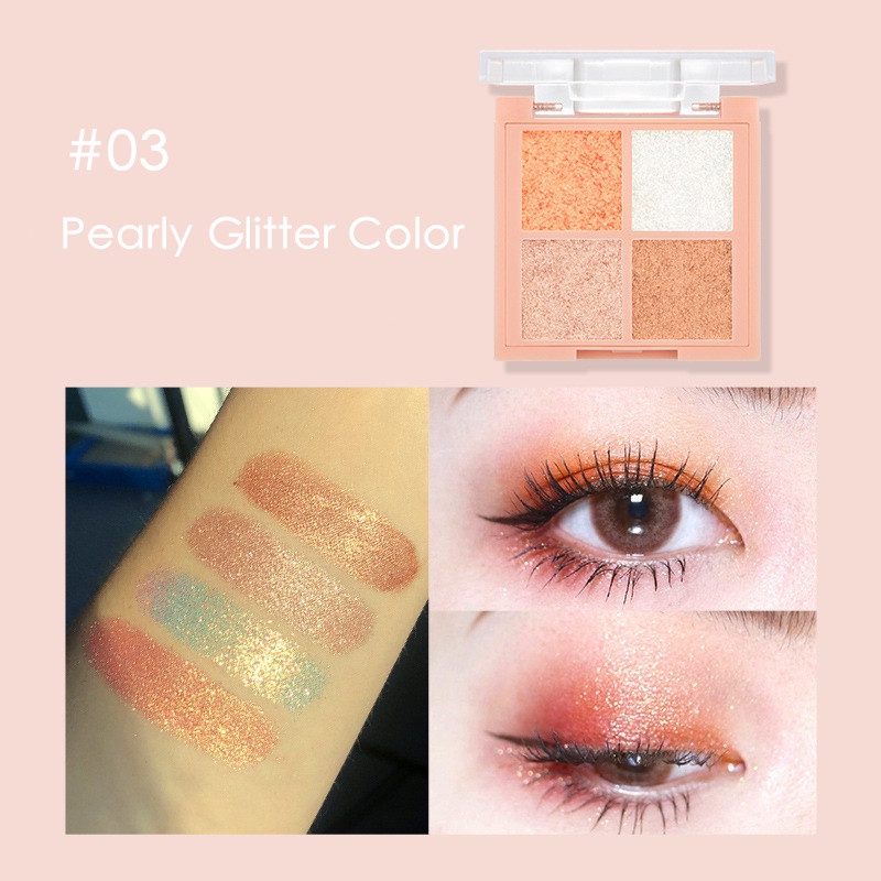 Bảng phấn mắt SEVICH 4 màu ánh ngọc trai 6g | BigBuy360 - bigbuy360.vn