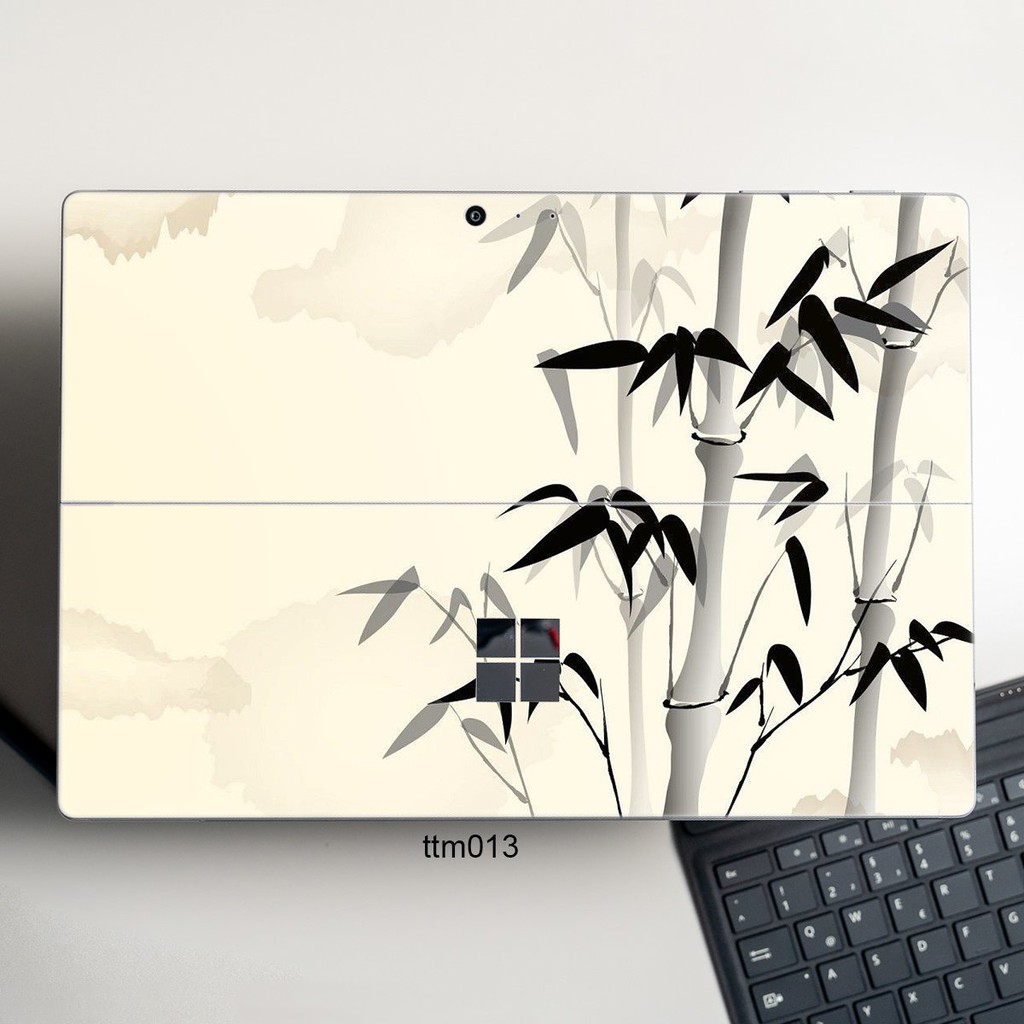 Skin dán hình Tranh thủy mặc cho Surface 3 2015; Go, Go 2, Go 3; Pro 2 3 4 5 6 7 9 X