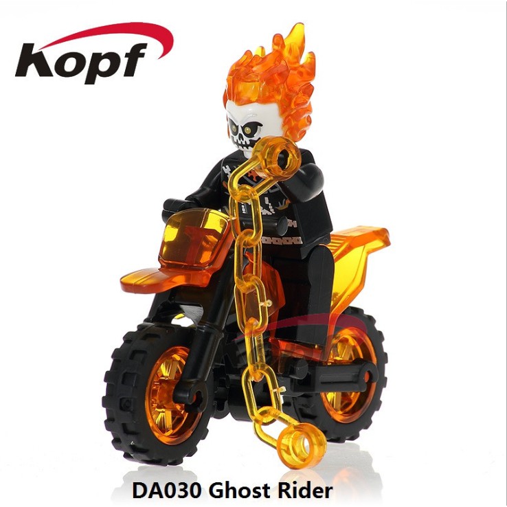 WM298 - 2 bé 40k - Lego Ghost Rider Nhựa thân thiện với môi trường ABS