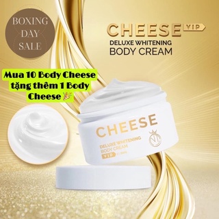 Mua 10 tặng 1 body cheese dưỡng da trắng-dưỡng ẩm da body cheese vip