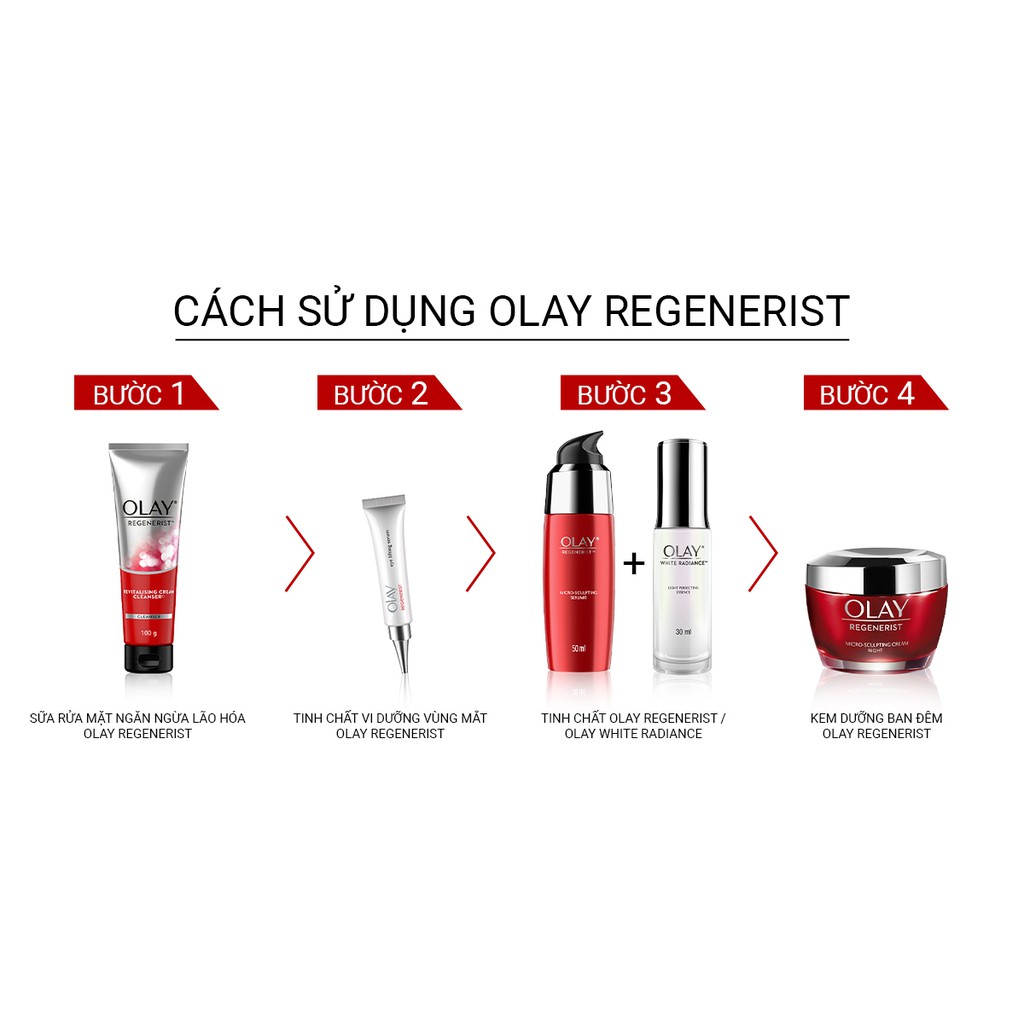 Combo 5 sản phẩm Vi Dưỡng OLAY REGENERIST 280ml