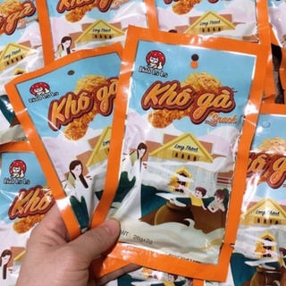 Snack Khô Gà ❤️ FREESHIP ❤️ Snack Khô Gà Cay Thơm Ngon - Đồ Ăn Vặt Tuổi Thơ