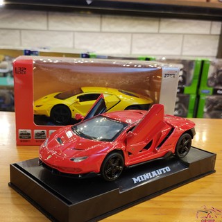 Xe mô hình giá rẻ Lamborghini-Miniauto 770-4 tỉ lệ 1:32 màu đỏ