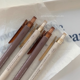  BÚT KIM ĐEN CAO CẤP DOMI NGÒI 0.5mm - bút kim dạng bấm - Tiệm nhà Chun 