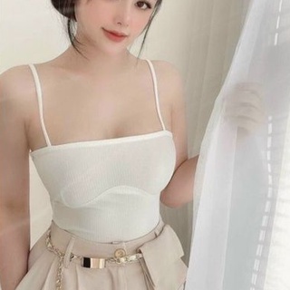 Áo 2 dây thun gân có sẵn mod ngực thoitrangteen00