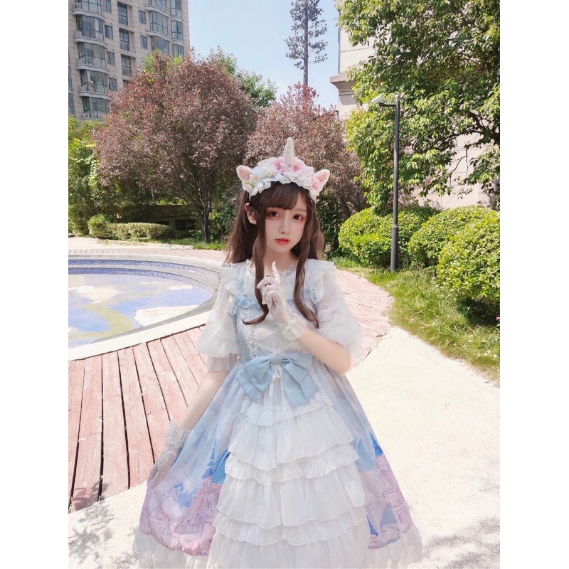 Đầm lolita tiểu thư mã H1