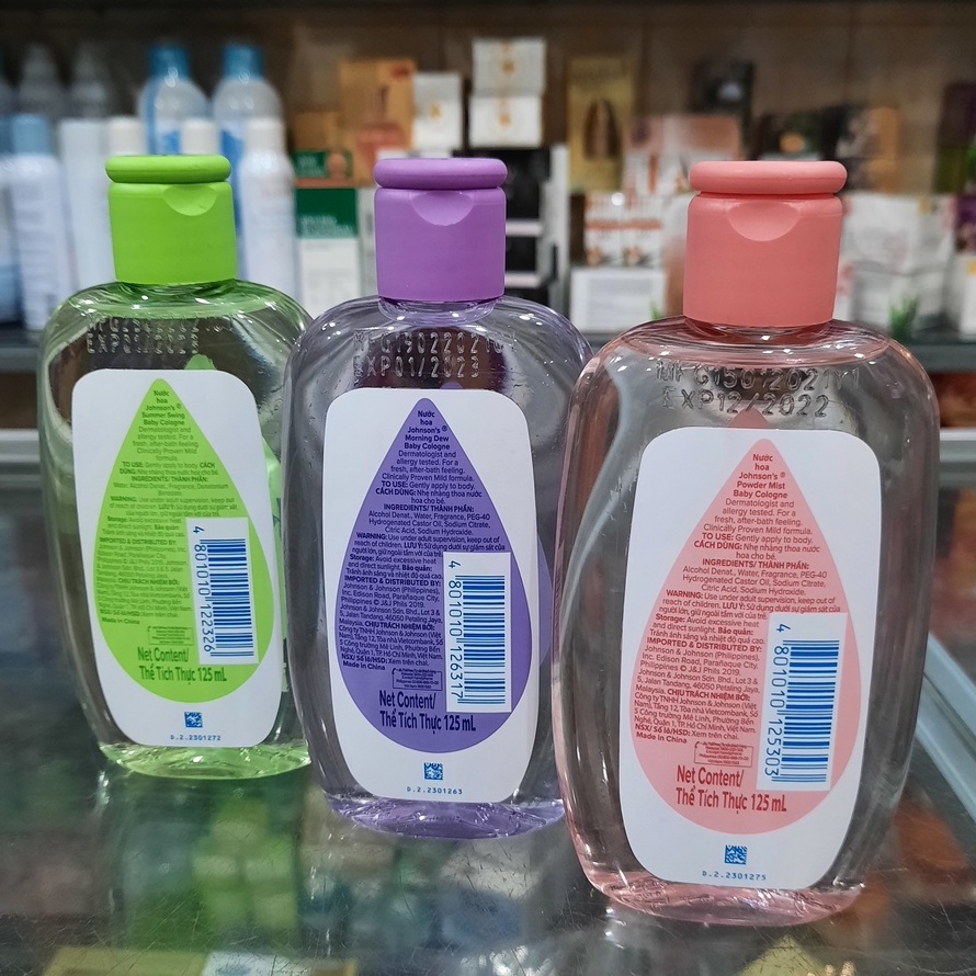 Nước hoa Johnson's Baby 125ml