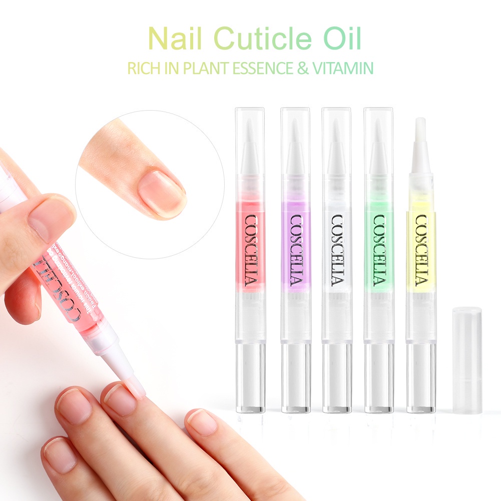 [Hàng mới về] Dầu dưỡng móng tay Coscelia 5ml làm mềm da hiệu quả