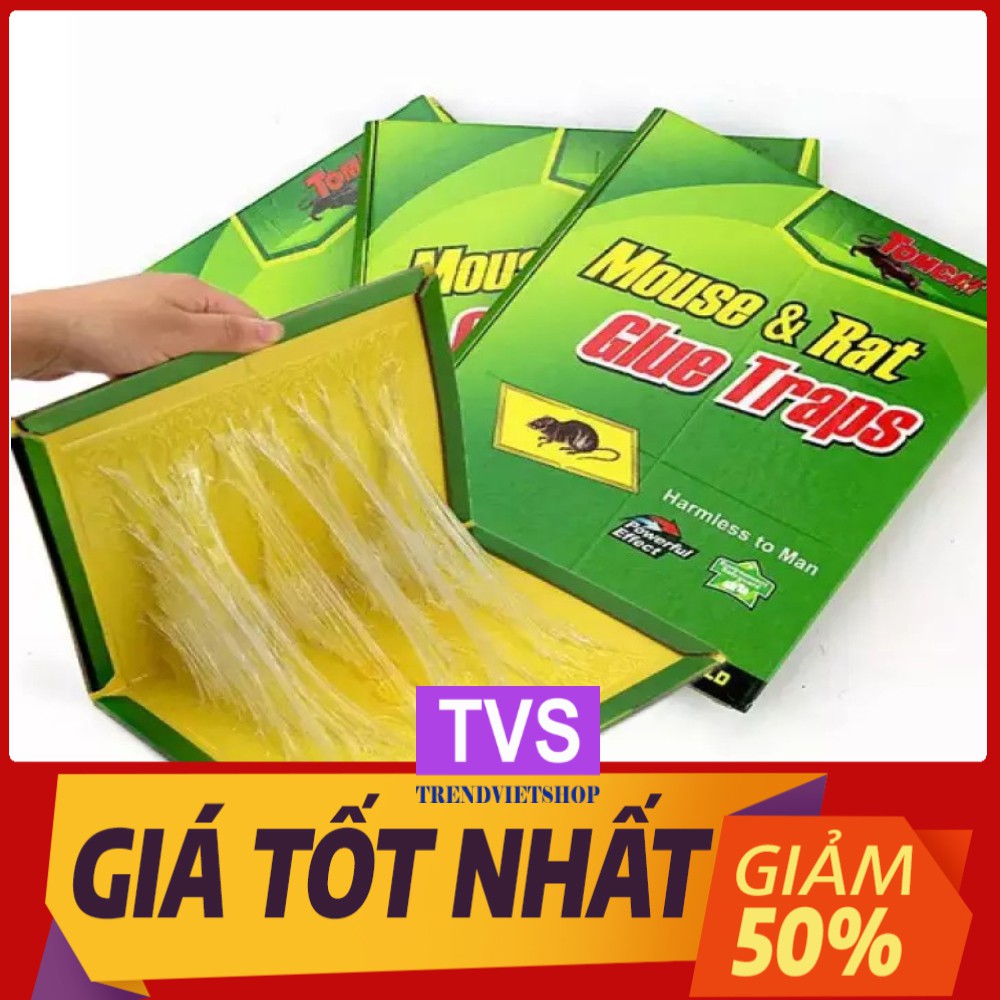 BẤY DÍNH CHUỘT, BẪY CÔN TRÙNG MOUSE &amp;RAT GLUE TRAPS SIÊU DÍNH, TÁI SỬ DỤNG ĐƯỢC