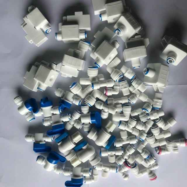 🔷️Combo 10 Cái Co, Thẳng Nối Nhanh🔷️ Phi Ống 6/10 🔷️ Dùng Cho Tất Cả Các Máy Lọc Nước AQUA, KAROFI, SUNHOUSE, KANGAROO,.