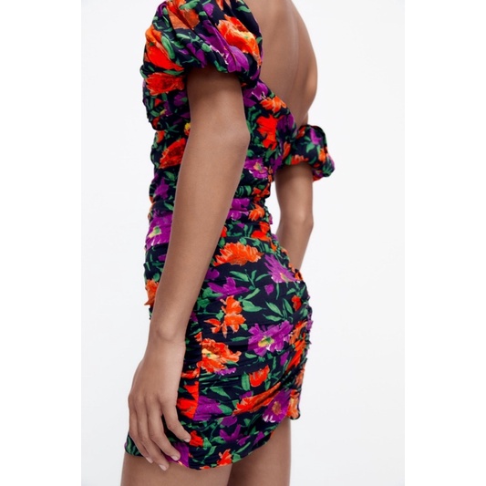 Váy hoa ZARA AUTH Size XS