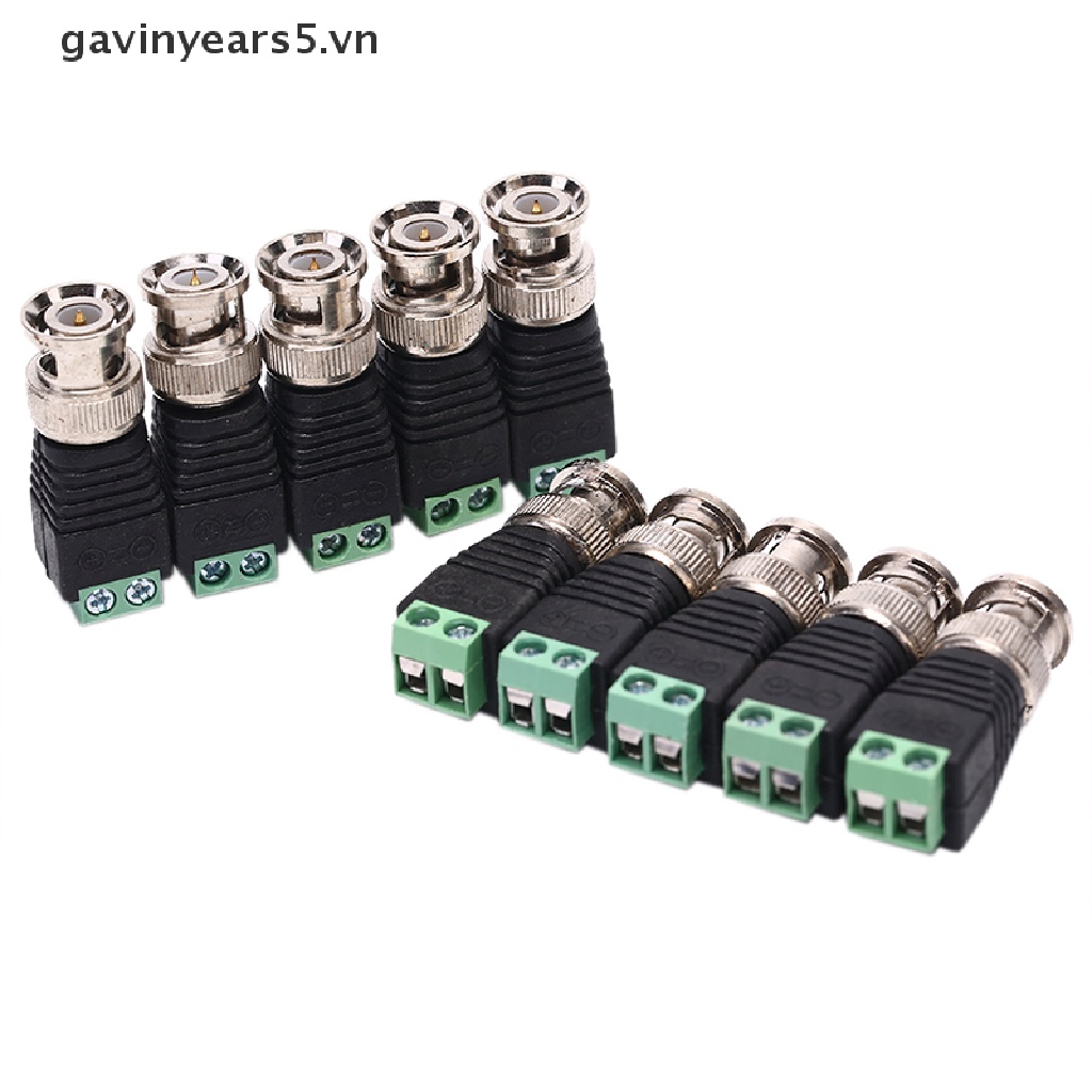 Dây Cáp Đồng Trục Nối Máy Ảnh CCTV / Video Balun / CAT5 Sang BNC 10 Cái
