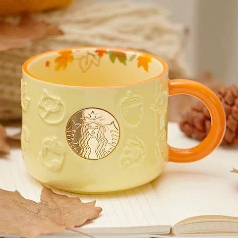 Starbucks Cốc Cà Phê Starbucks Bằng Gốm Hình Thỏ / Cáo / Sóc Có Nắp Đậy Đáng Yêu