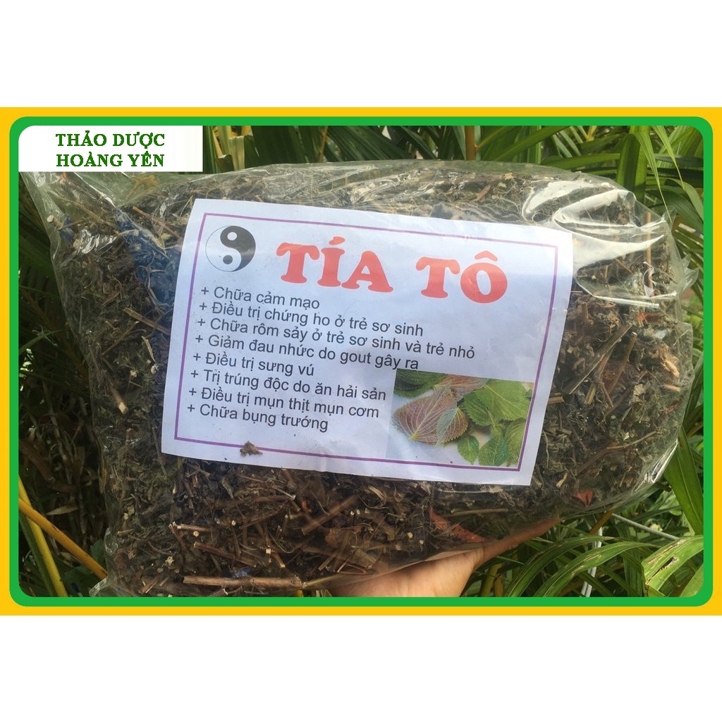 Cây tía tô khô 1kg