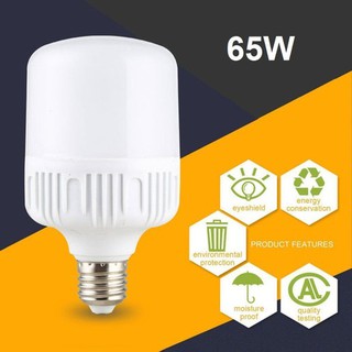 Bóng đèn led bulb trụ kín nước 65W đui E27 siêu sáng ánh sáng trắng