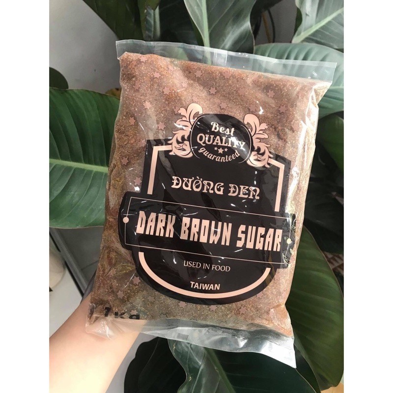 [Mã 159FMCGSALE giảm 8% đơn 500K] 1 kg Đường đen đài Loan Dark Brown Sugar dùng cho Trân Châu đường đen