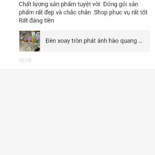 Đèn xoay tròn phát ánh hào quang đủ màu sắc