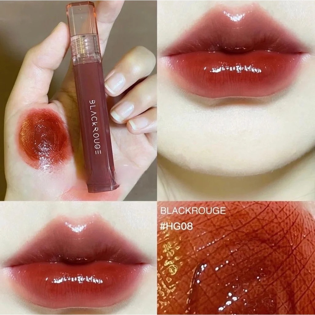 Son tint bóng BL Rouhg Half N Half Water Glow HG08- Màu Đỏ Nâu