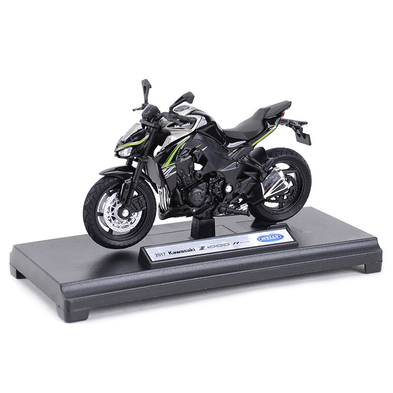 WELLY Mô hình xe mô tô Kawasaki 2017 Z1000 R tỉ lệ 1:18