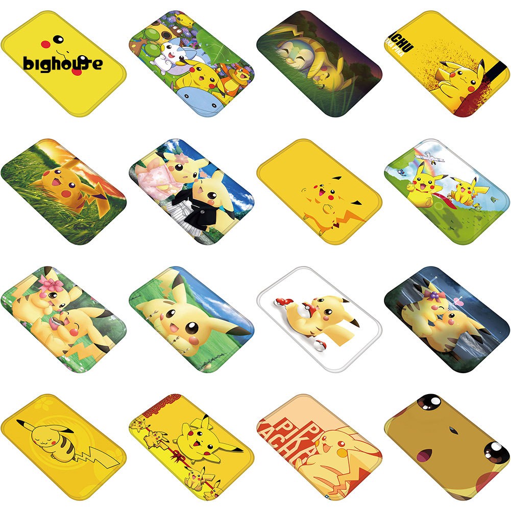 Thảm Lót Sàn Nhà Tắm Thấm Hút Nước Chống Trượt Hình Pikachu / Quái Vật Đáng Yêu