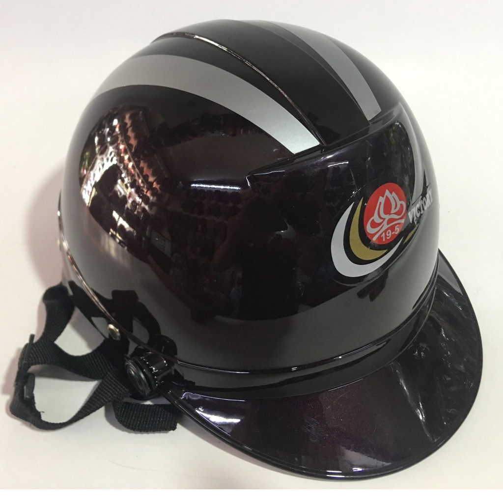 MŨ BẢO HIỂM 2 SỌC CHYÊN DỤNG SIÊU BỀN- BẢO HÀNH 24 THÁNG