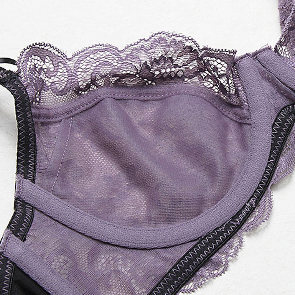 Varsbaby  Đồ lót 2 mảnh phối ren hoa gợi cảm cho nữ V002