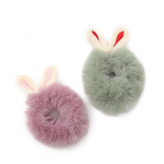 Buộc tóc thỏ bông (2 cái)