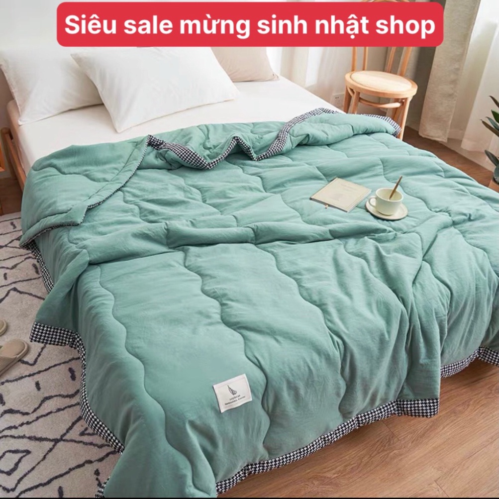 Chăn Hè Đũi Zara Home Siêu Mềm Thoáng hàng loại 1 1,5kg (có túi của hãng) shop KUMO