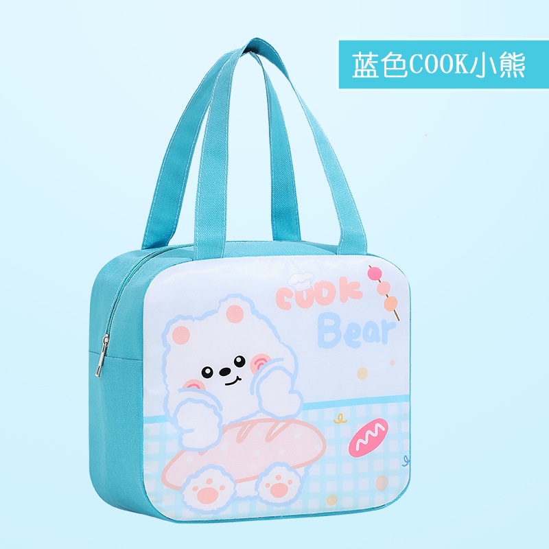 Túi đựng hộp cơm chông thấm, giữ nhiệt văn phòng tiện lợi, gọn gàng - Boomart