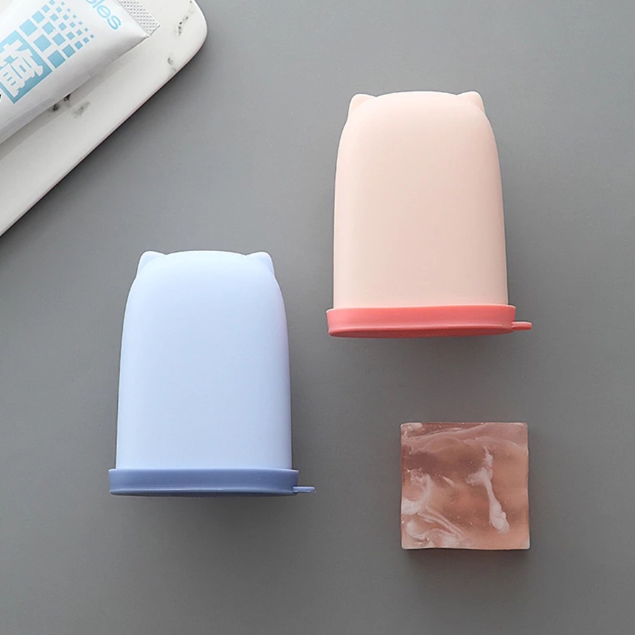 Hộp Đựng Xà Phòng Bằng Silicon Họa Tiết Hoạt Hình Dễ Thương Chống Thấm Nước SJHY0324 CFH